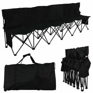 uprills 6 Seater Sub Bench Football - Portable Folding Bench