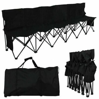 uprills 6 Seater Sub Bench Football - Portable Folding Bench