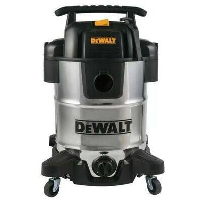 DEWALT Stainless Steel Wet & Dry Vacuum Cleaner 38 Litre with 2.1m Hose”