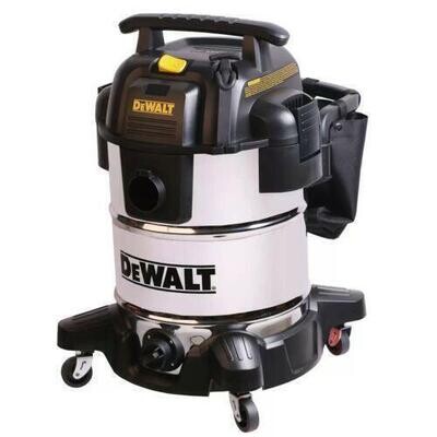 DEWALT Stainless Steel Wet & Dry Vacuum Cleaner 38 Litre with 2.1m Hose”