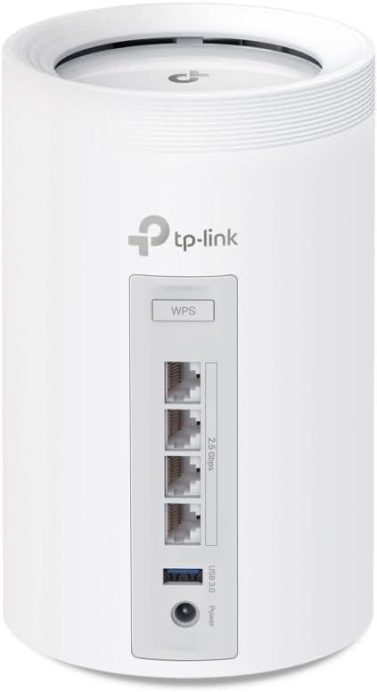 TP-Link Deco BE65 (3-Pack) BE9300 Tri-Band WiFi 7 Mesh System – 9.3Gbps, 2.5G Ports
