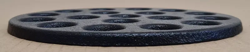 Kamado Fire Bottom Charcoal Grate Cast Iron Round 6.1", 15.5cm