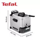 Tefal FR8058G0 New Oleoclean Pro Fryer 2300W Easy Clean Fryer 3.5L with Mitts