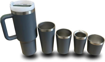 Suprills Modern Tumbler 40 oz with Handle and Straw