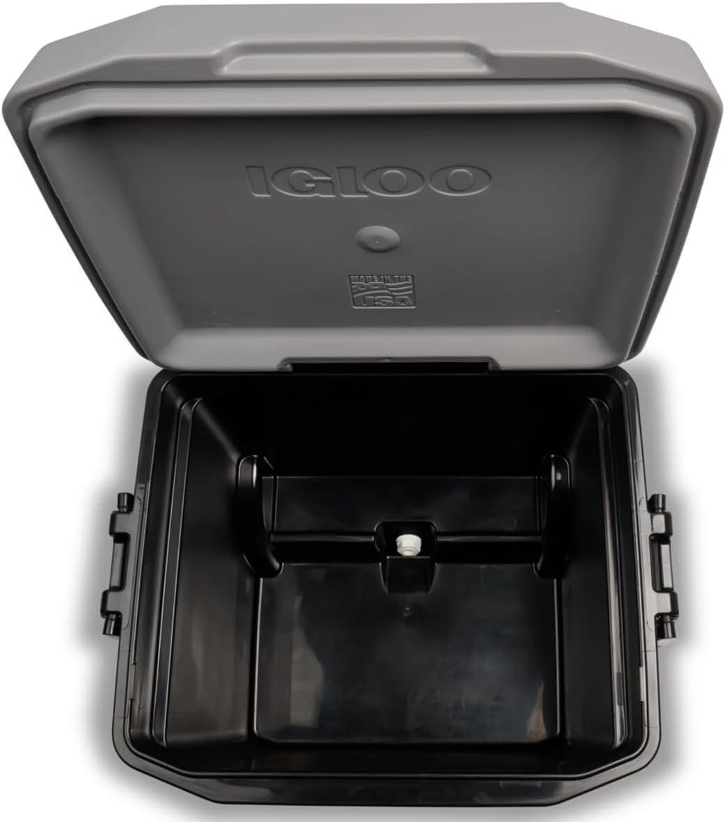 IGLOO MaxCold 58 Litre (62 US QT) Roller Cool Box – 98 Can Capacity