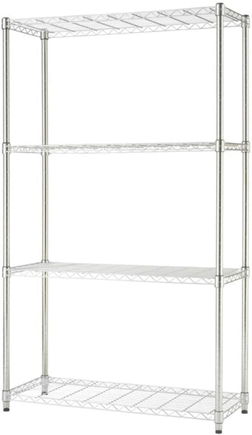 Trinity 4 Tier Stainless Steel Wire Shelving Unit – 635 kg Max Load Capacity