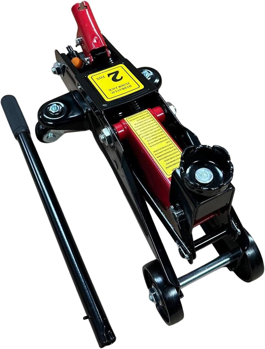2 Ton Hydraulic Trolley Jack – Heavy Duty Low Profile Floor Jack for Car & Van Garage Use