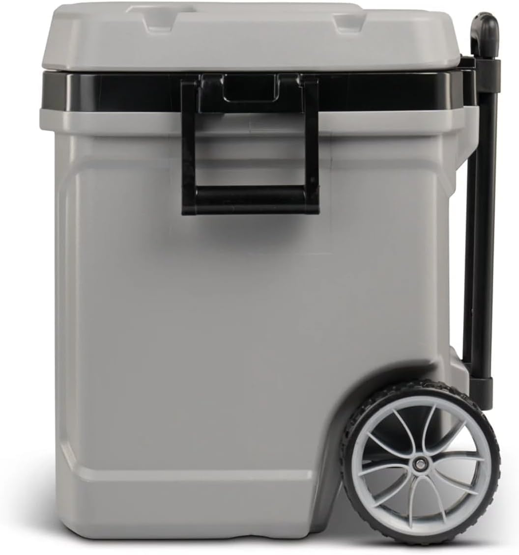 IGLOO MaxCold 58 Litre (62 US QT) Roller Cool Box – 98 Can Capacity