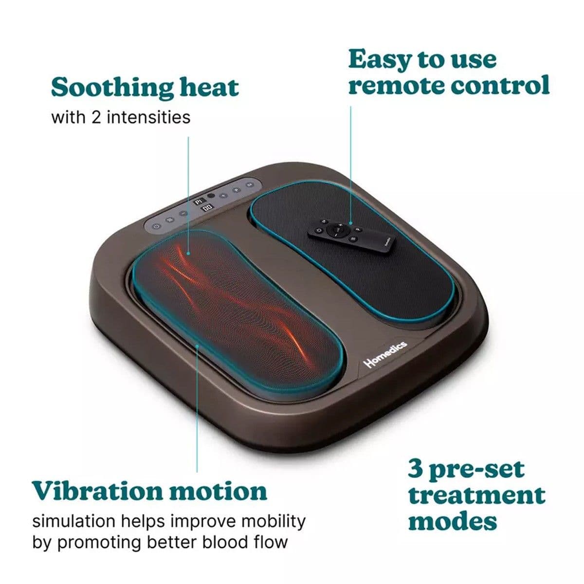 Homedics Foot Flow Mobility Booster Circulation Machine PSL-2000H-EB