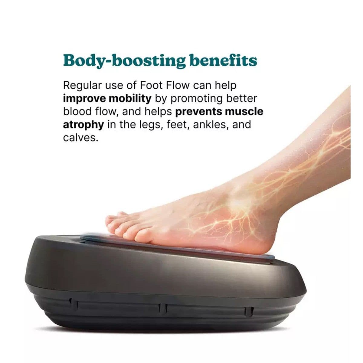 Homedics Foot Flow Mobility Booster Circulation Machine PSL-2000H-EB