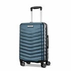 Samsonite Precision DLX 2 Piece Hardside Expandable Spinner Luggage Set In Black and Blue
