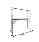 1.70M Platform Ladder Combination Scaffold Multi Purpose Aluminium Work 3 in 1