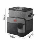 Suprills 32 Litre Rolling Cooler with Cart cool bag foldable Grey and Black
