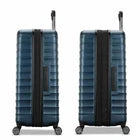 Samsonite Precision DLX 2 Piece Hardside Expandable Spinner Luggage Set In Black and Blue