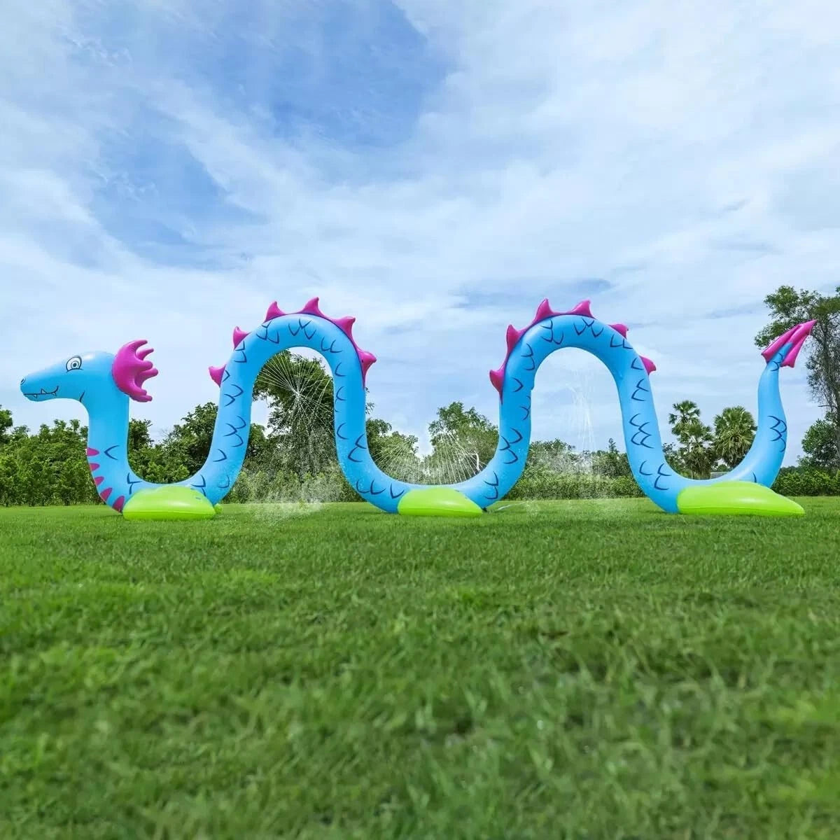 H20GO! 20ft (6.1m) Giant Sea Serpent Kids Inflatable Sprinkler