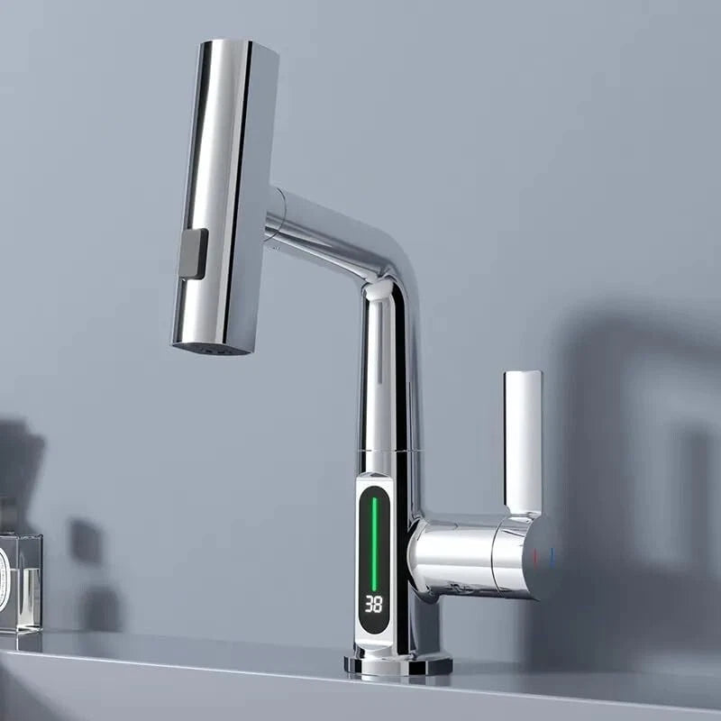 Share Suprills Kitchen Sink Tap with Pull Out Spray, Multifunction 360 Degree Chrome