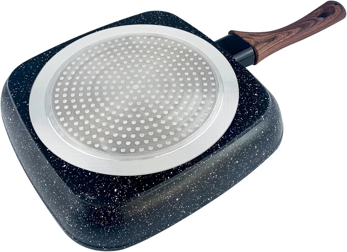 28cm Non-Stick Cast Aluminium Frying Pan for Gas, Induction & Electric