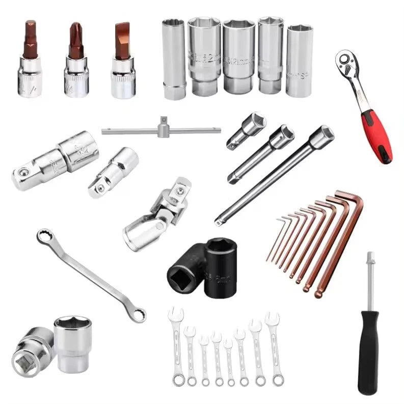Suprills 216 Piece Mechanics Tool Set Socket DIY Hand Tools Garage