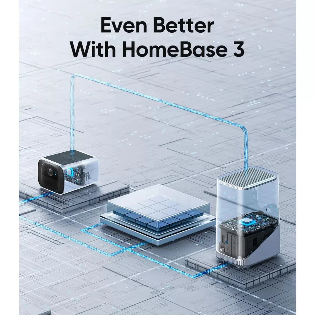 Eufy SoloCam S220 2 Cam Kit with HomeBase S380 Bundle Security Camera Waterproof